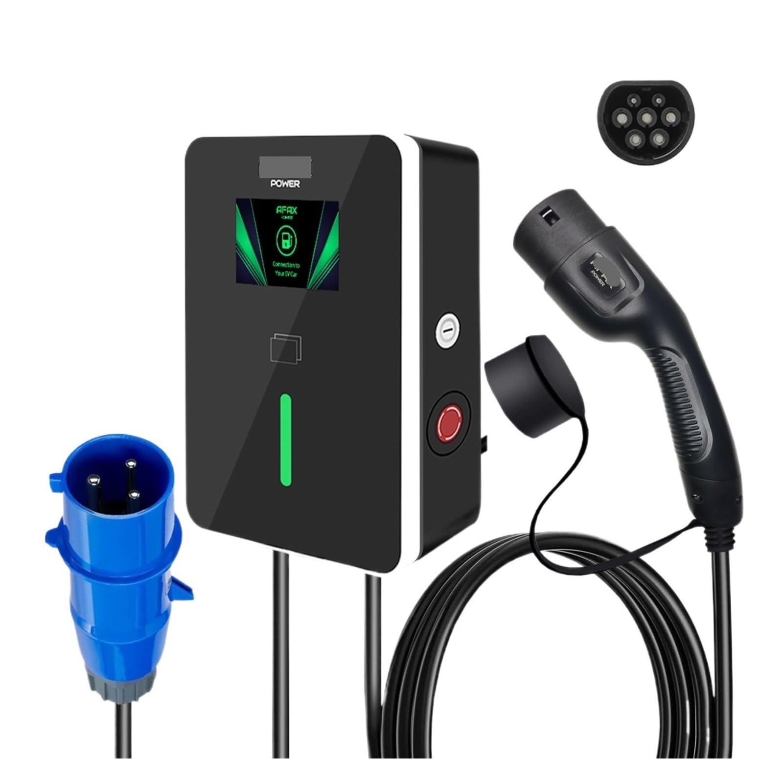 Amazon | 32A 11kw 22kw AC 充電器 Type1/Type2/CHAdeMO EV 車の充電